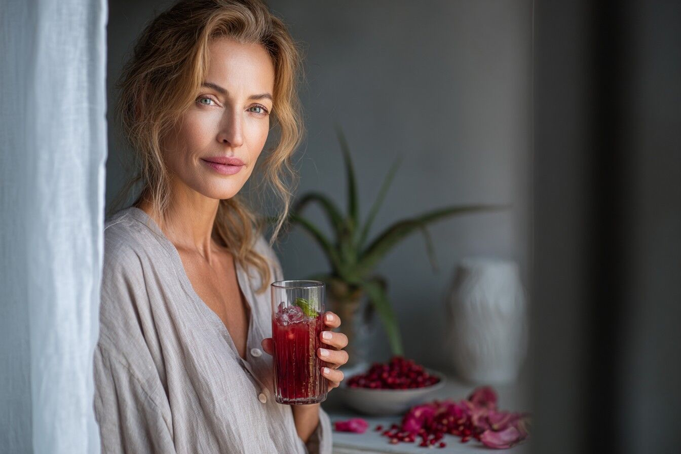 Zralá žena hledající klid a ochlazení – pittový typ menopauzy