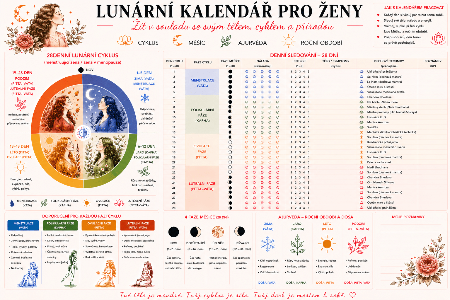Lunární kalendář – náhled
